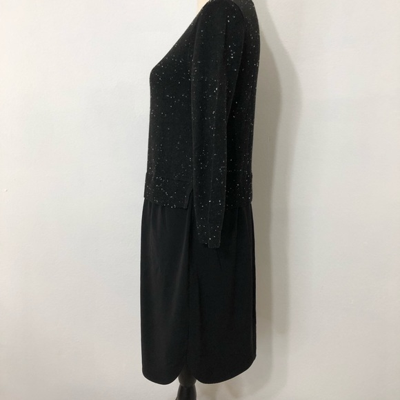 LOFT Black Long sleeve sweater Dress Size Small - Picture 4 of 9